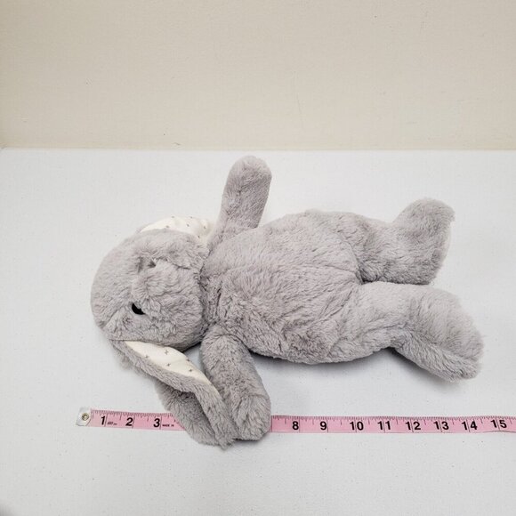 Best Made Toys 14" Gray Bunny Rabbit X Cross Feet Ears Stuffed Animal Plush - Picture 5 of 6